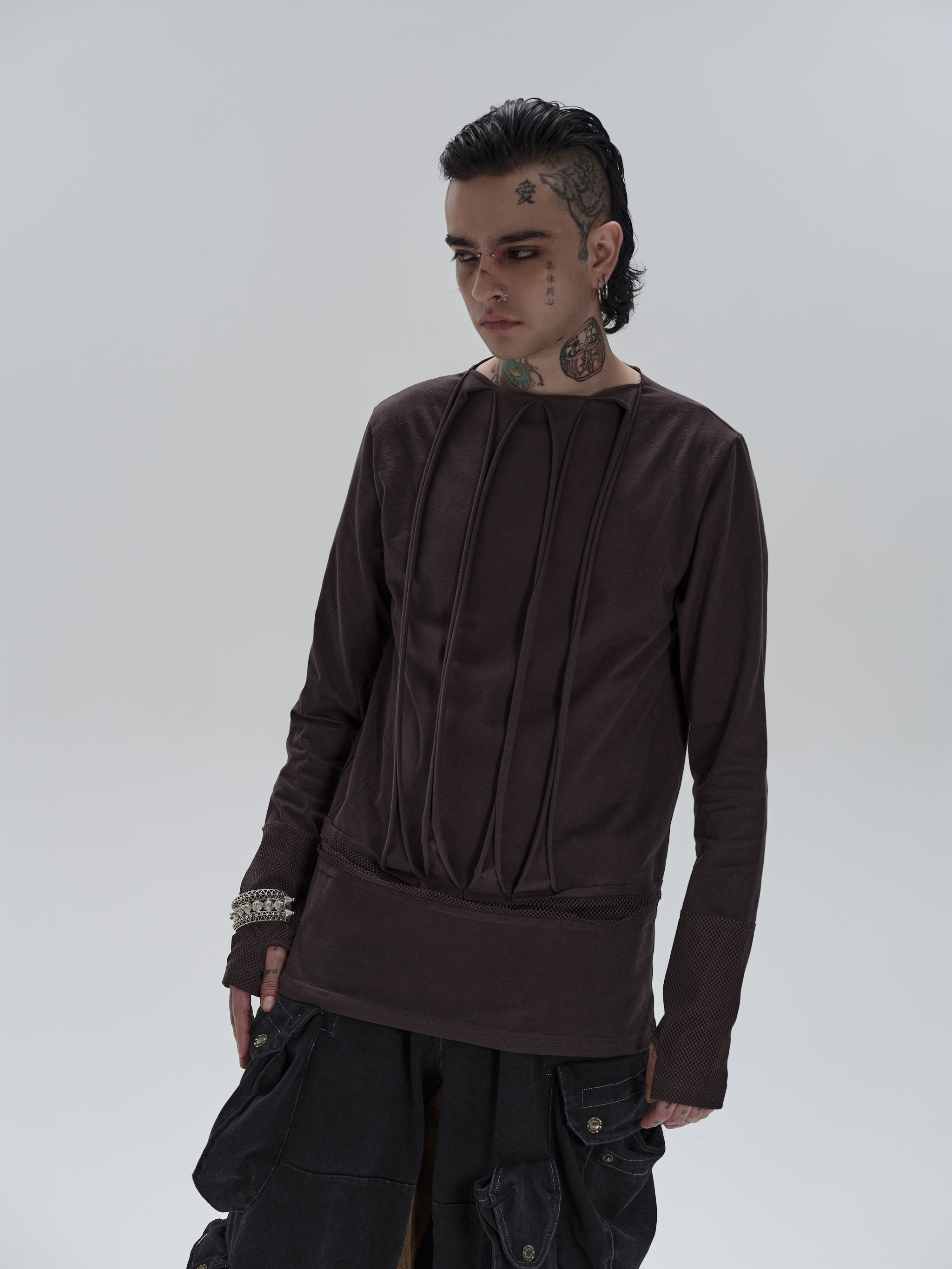 Karnak Temple Patchwork Long-Sleeve
