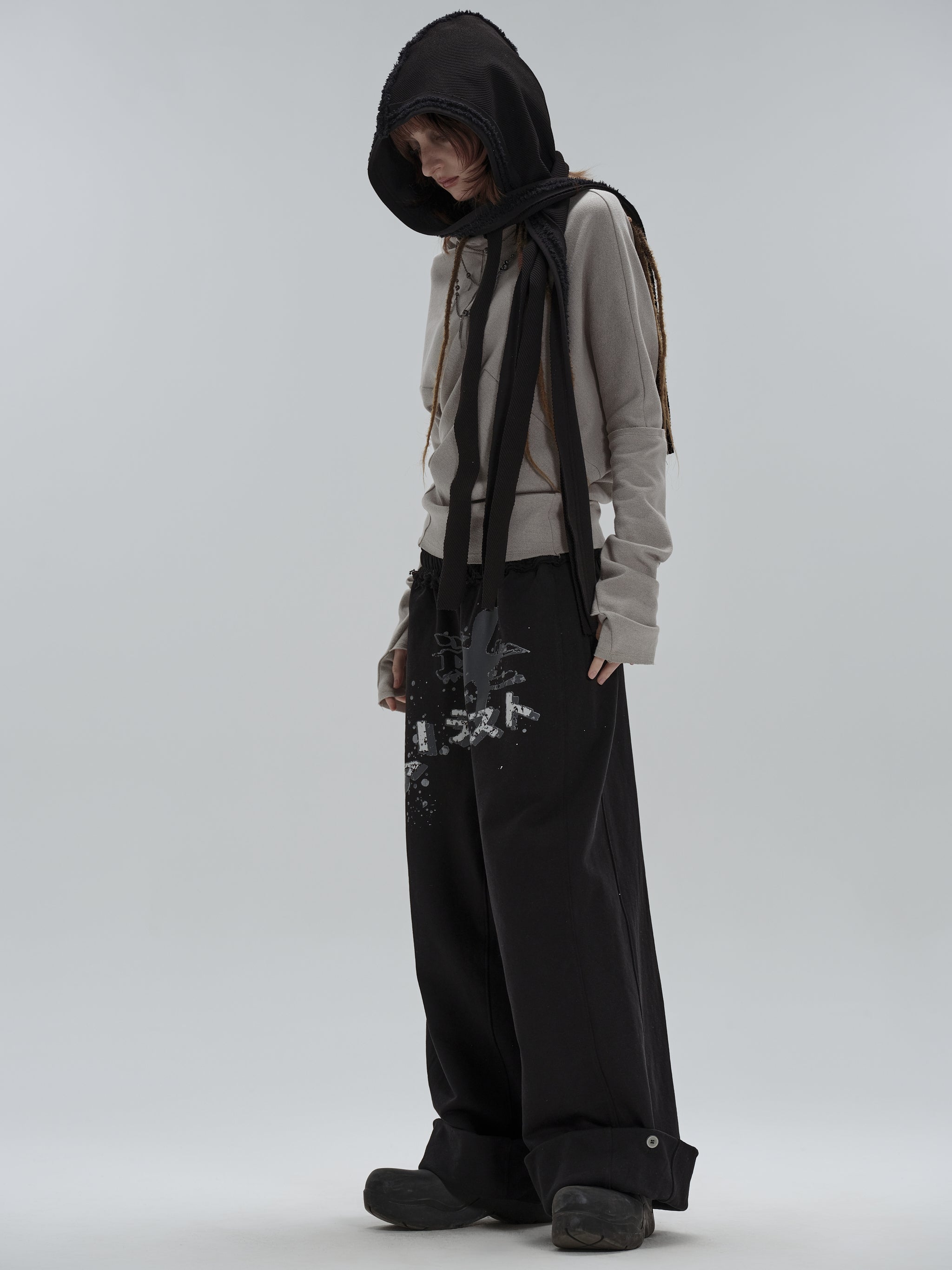 Escape Artist Splash-Print Wide-Leg Pants