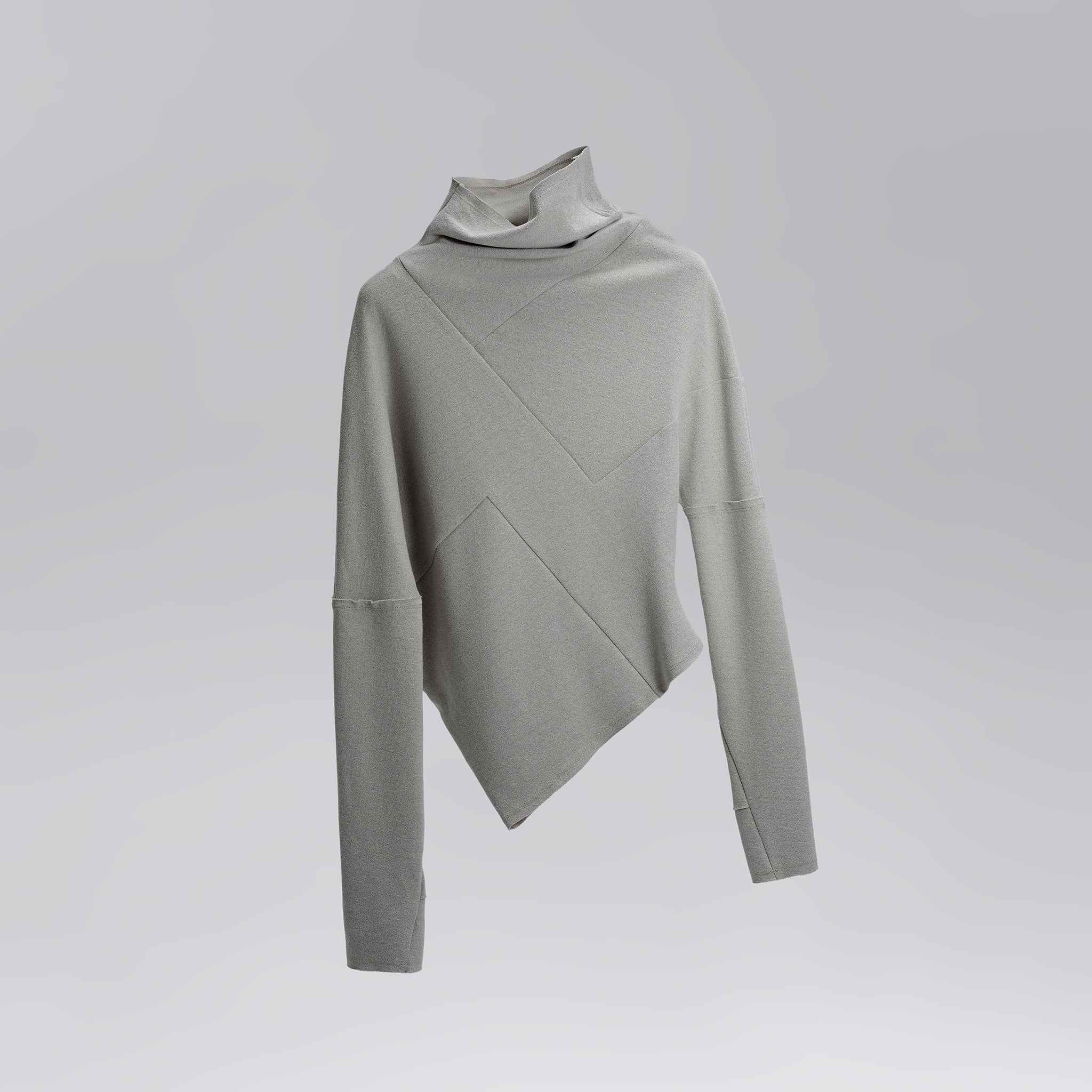 Asymmetric Long Sleeve(Grey)